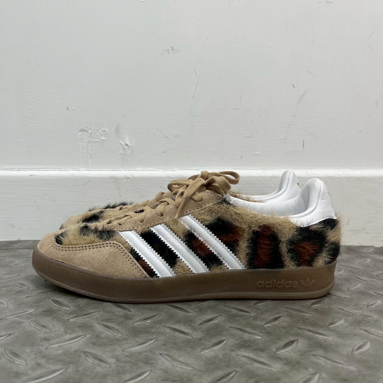Atmos Pink x adidas Originals Gazelle Indoor "Leopard" SIZE 24.5CM