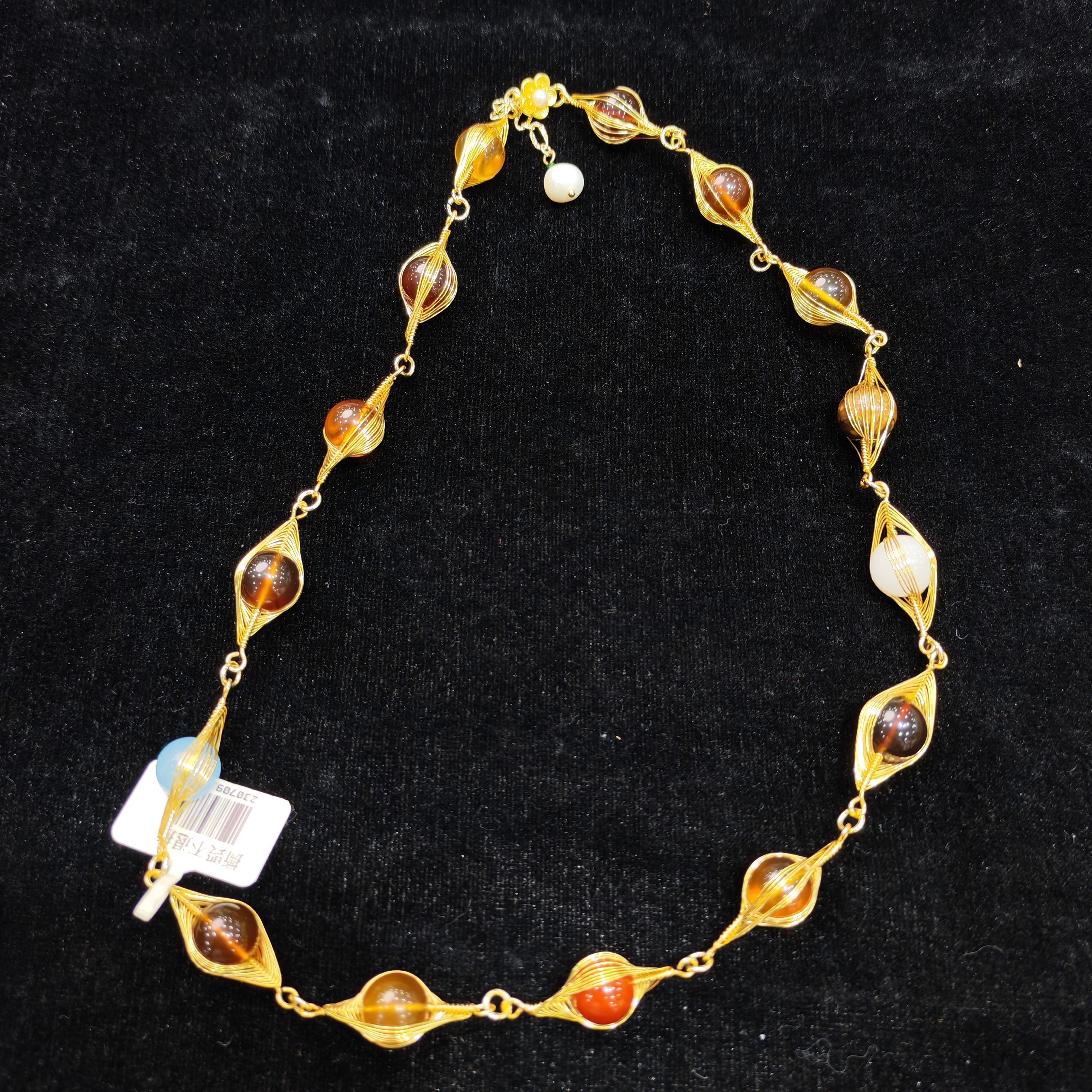 HKAG0507-039 多寶繞絲手工項鏈 (A39)