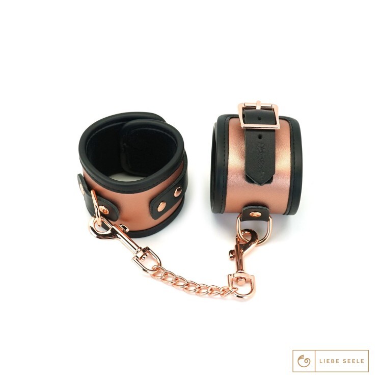 Liebe Seele Rose Gold 玫瑰金粹 真皮手銬 情趣手銬 SM手手銬