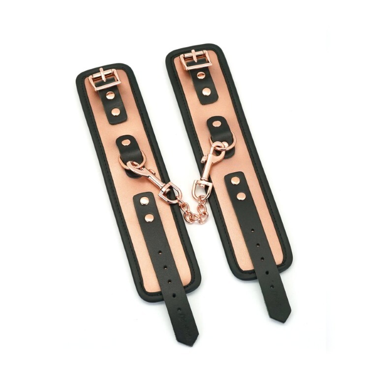 Liebe Seele Rose Gold 玫瑰金粹 真皮手銬 情趣手銬 SM手手銬