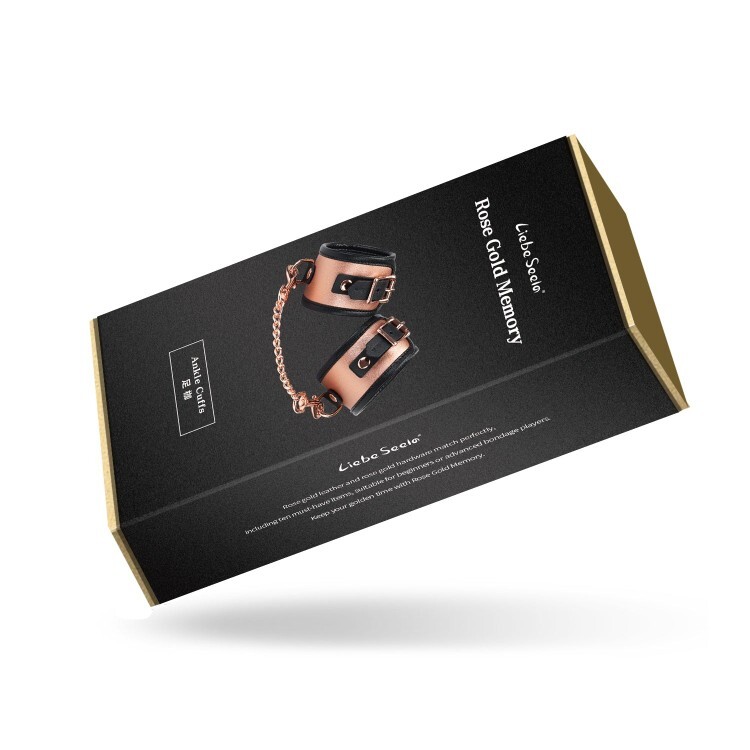 Liebe Seele Rose Gold 玫瑰金粹 真皮手銬 情趣手銬 SM手手銬