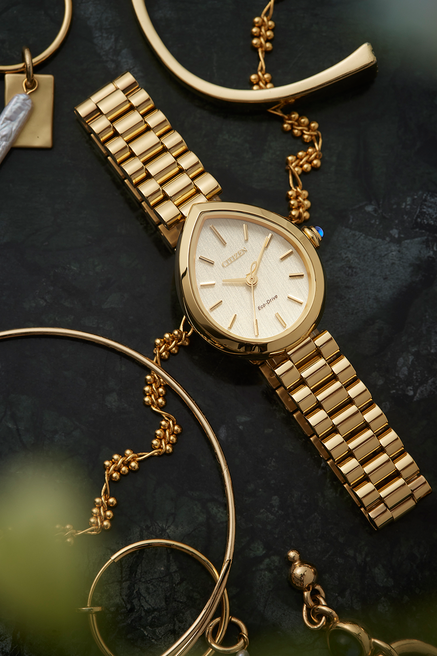 CITIZEN L Rainell EM1202-50P Eco-Drive 光動能 水滴形錶殼