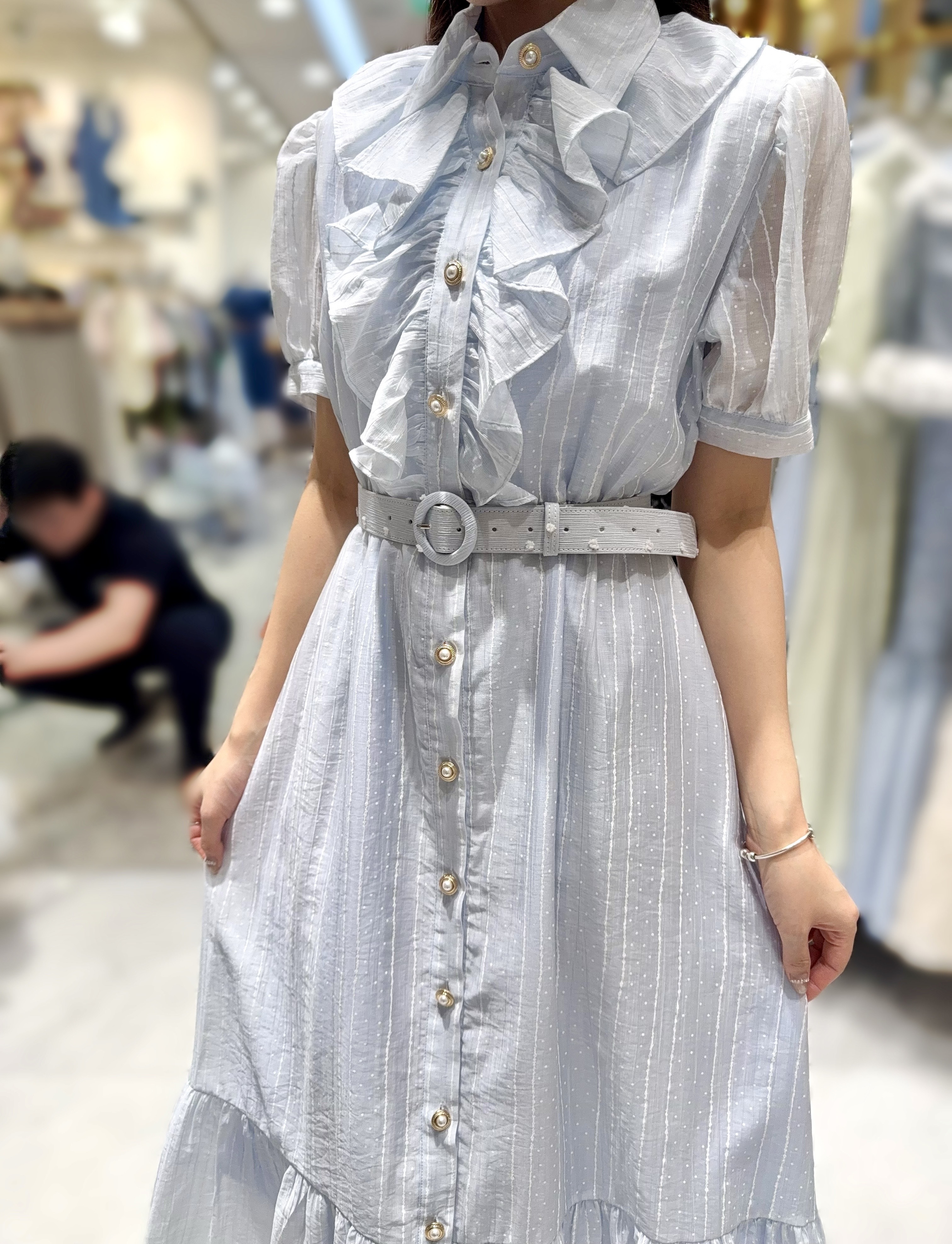 AD62   條子波點連身裙  胸43  腰40  HIP48 長48 $999   [一口價]