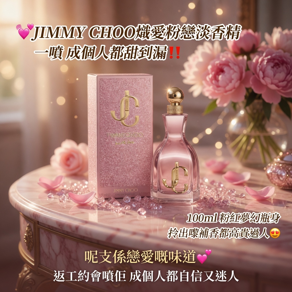 JIMMY CHOO熾愛粉戀淡香精
