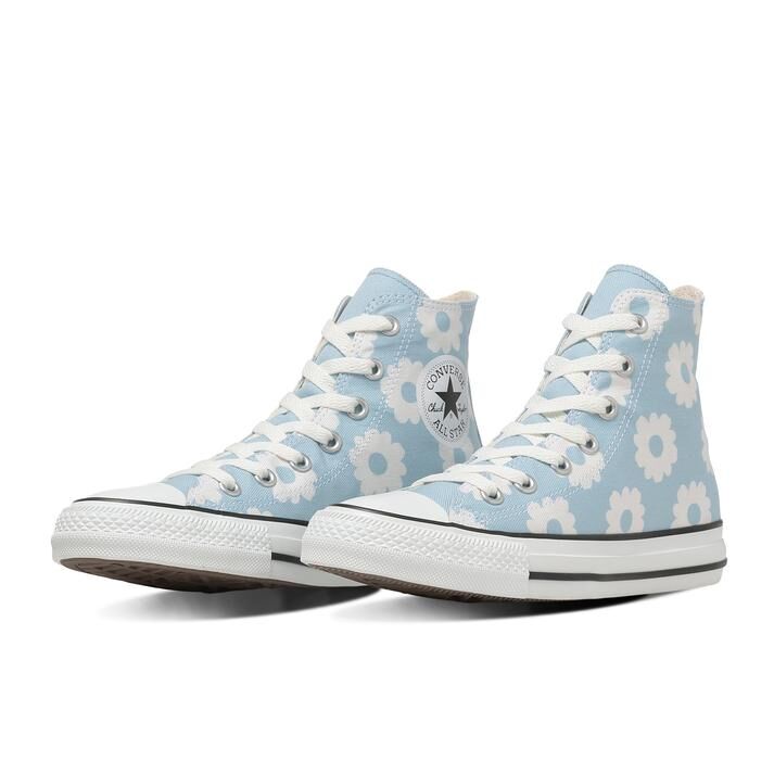 Converse AS Flowerprint HI 日本限定 寶寶藍 水藍 花花 高筒 帆布鞋 31318122