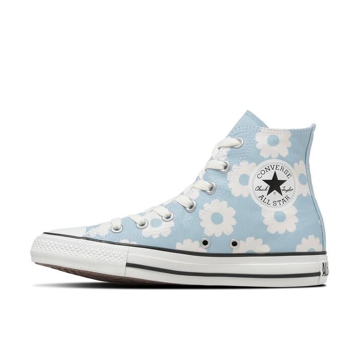 Converse AS Flowerprint HI 日本限定 寶寶藍 水藍 花花 高筒 帆布鞋 31318122