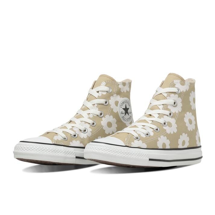 Converse AS Flowerprint HI 日本限定 黃色 花花 高筒 帆布鞋 31318121