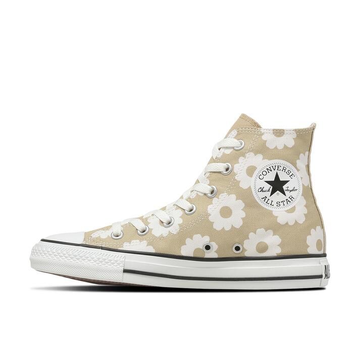 Converse AS Flowerprint HI 日本限定 黃色 花花 高筒 帆布鞋 31318121