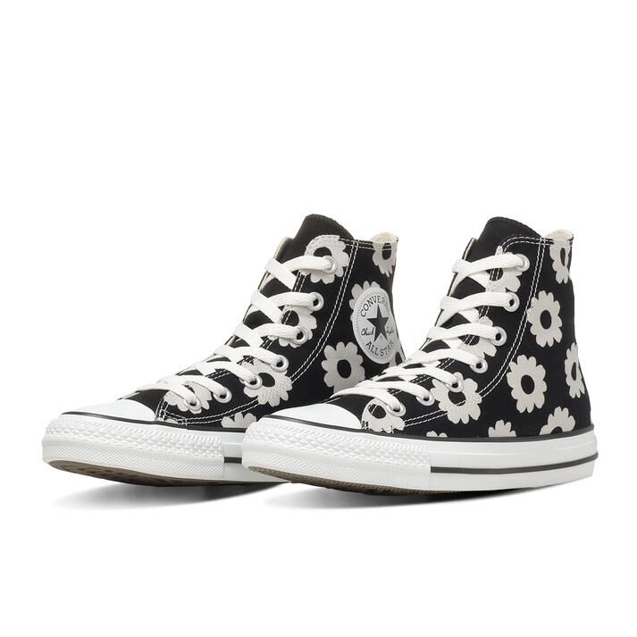 Converse AS Flowerprint HI 日本限定 黑色 花花 高筒 帆布鞋 31318120