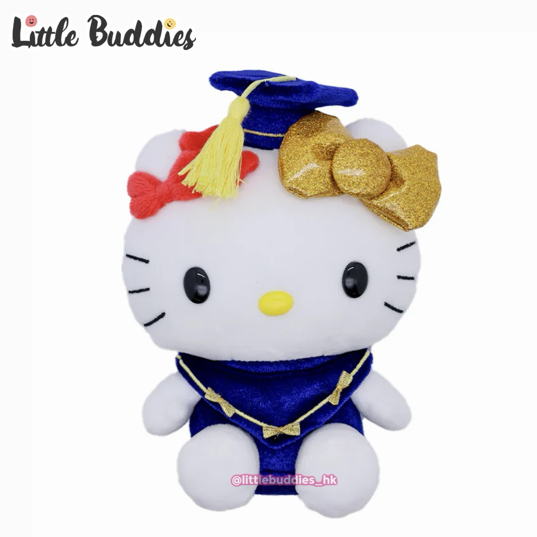 美版 Sanrio Hello Kitty 畢業造型 豆袋公仔