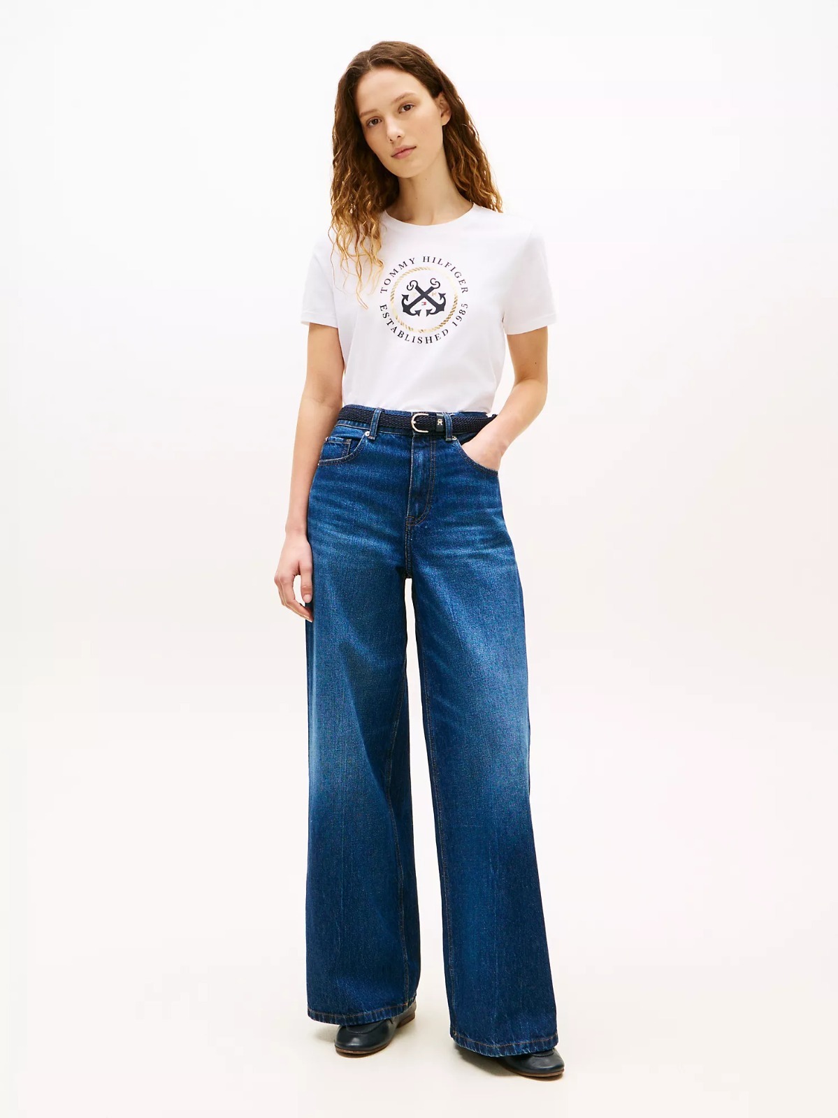 OBS457 Tommy Hilfiger TH Anchor Logo 女裝Tee