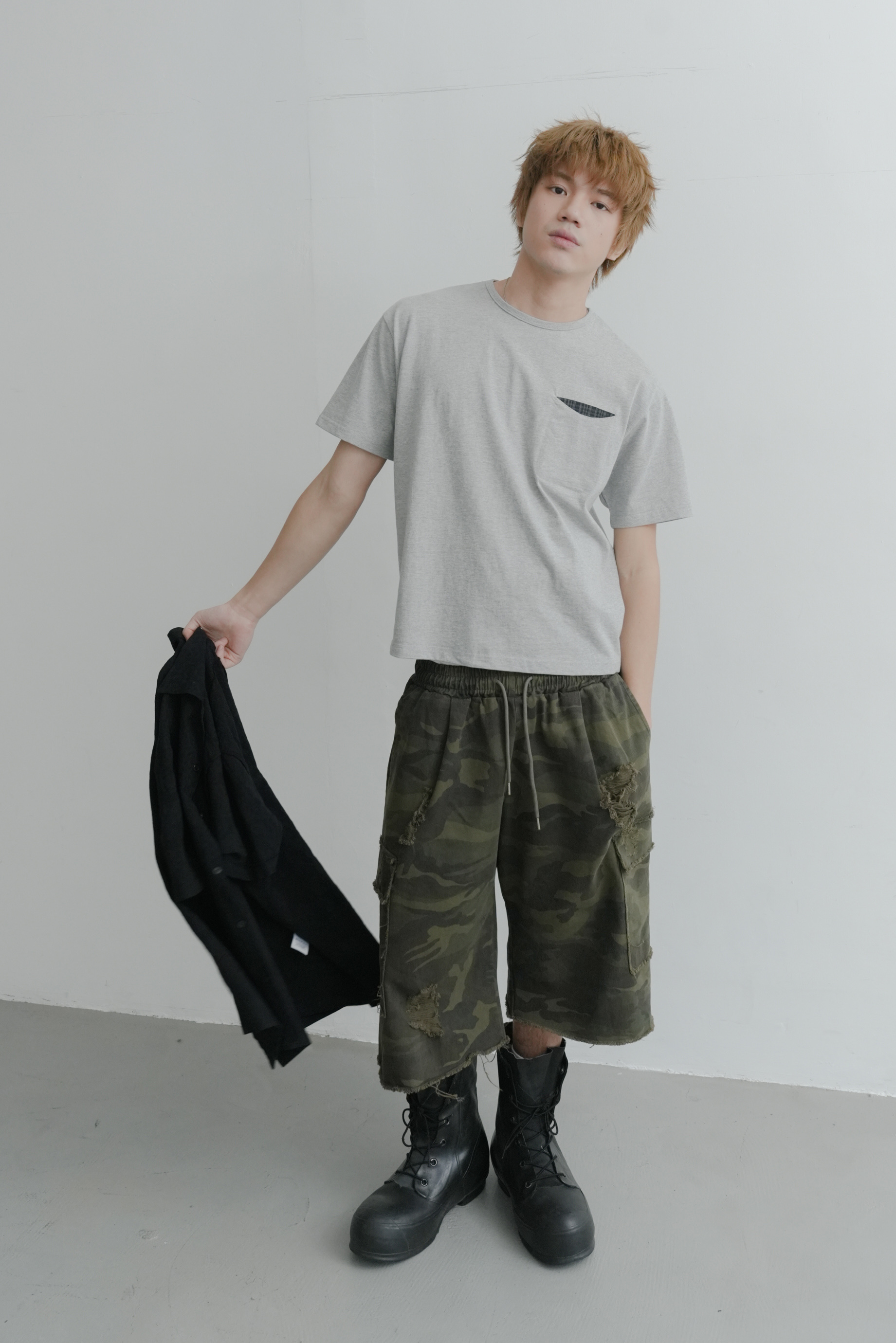 【unisex】freaks camo bermuda pants #五分褲