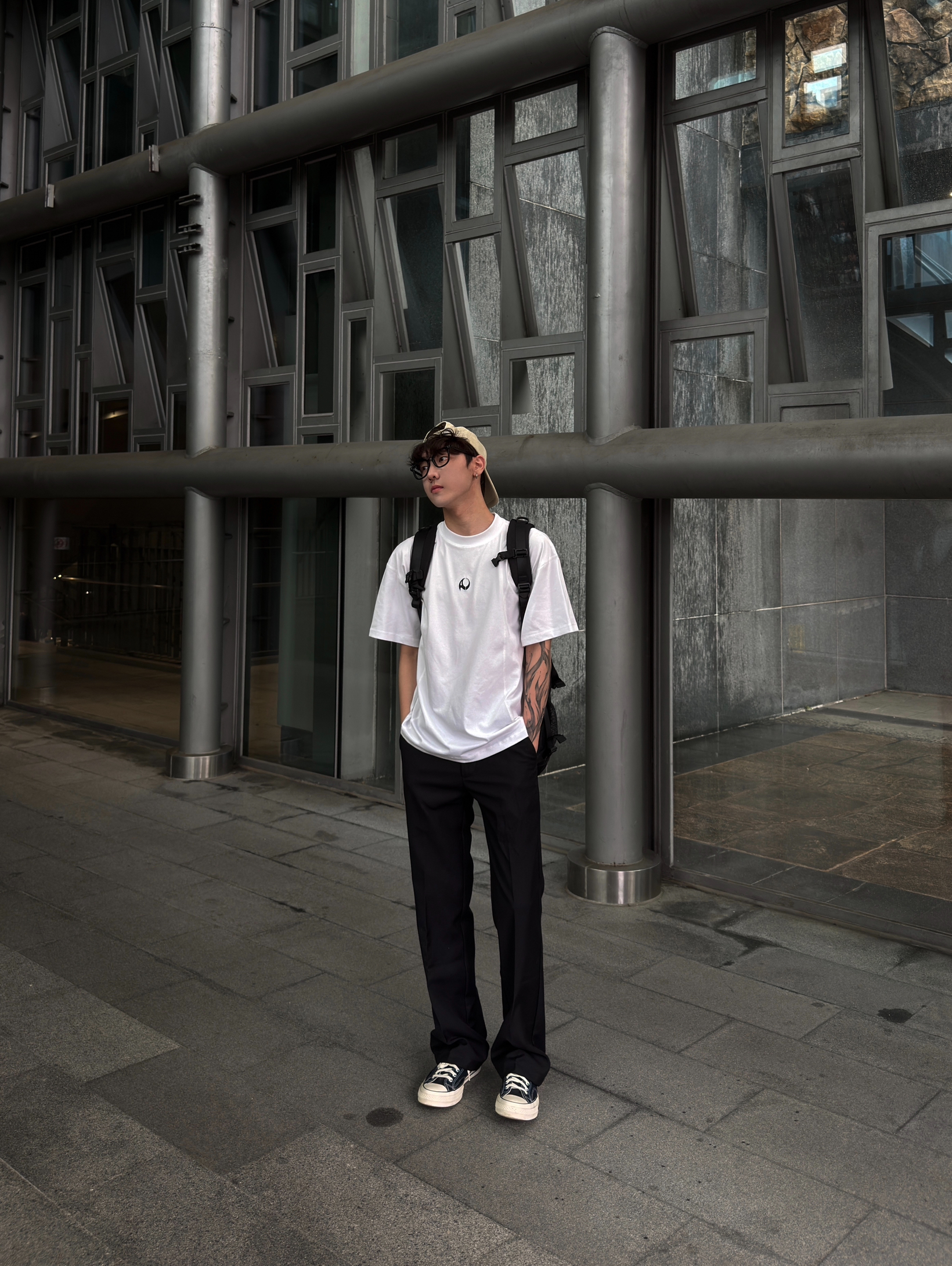 （現貨）韓系厚磅直筒西裝褲