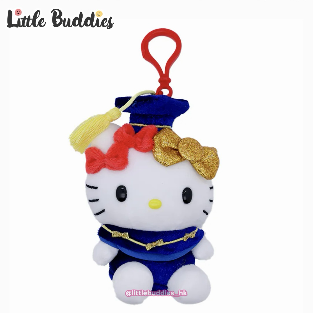 美版 Sanrio Hello Kitty 畢業造型 公仔匙扣