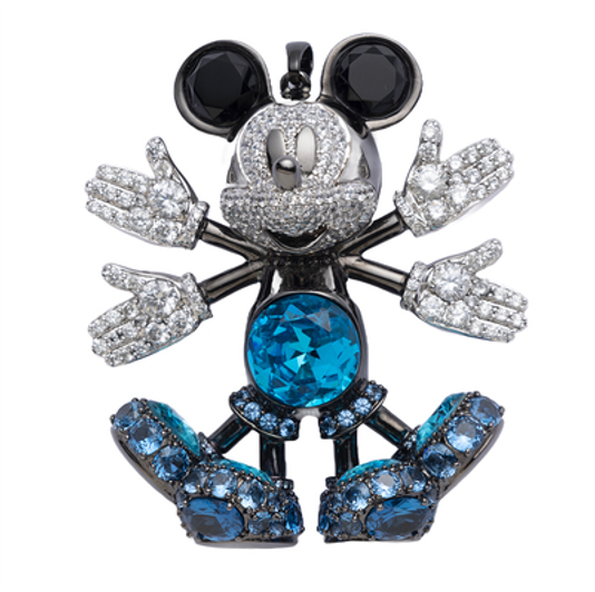 ACC-CCG0507-069 Snowangel Mickey Pendant in Black,Blue(CT-CJ-MICKEY-BLUE) (A67)