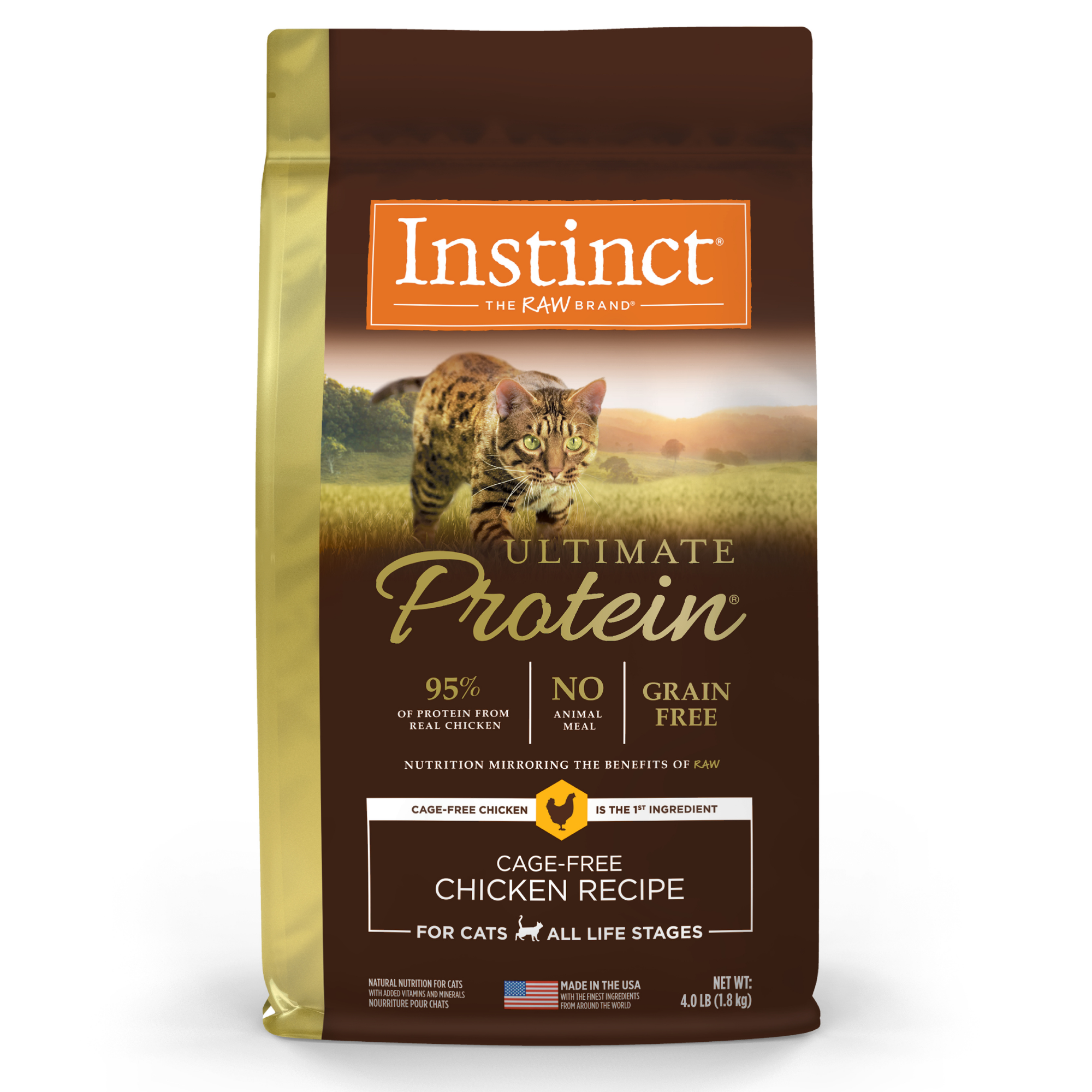 Instinct 頂級蛋白質貓糧| 雞肉| 4 lb