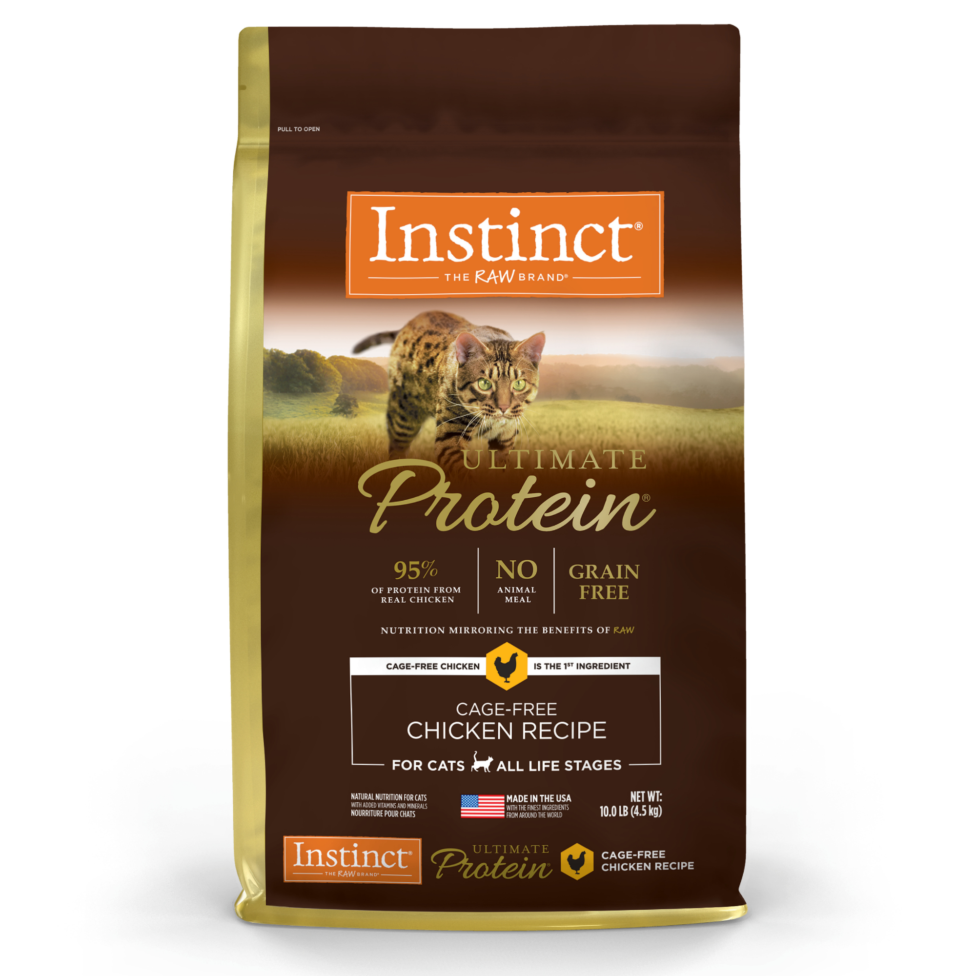 Instinct 頂級蛋白質貓糧| 雞肉| 10 lb