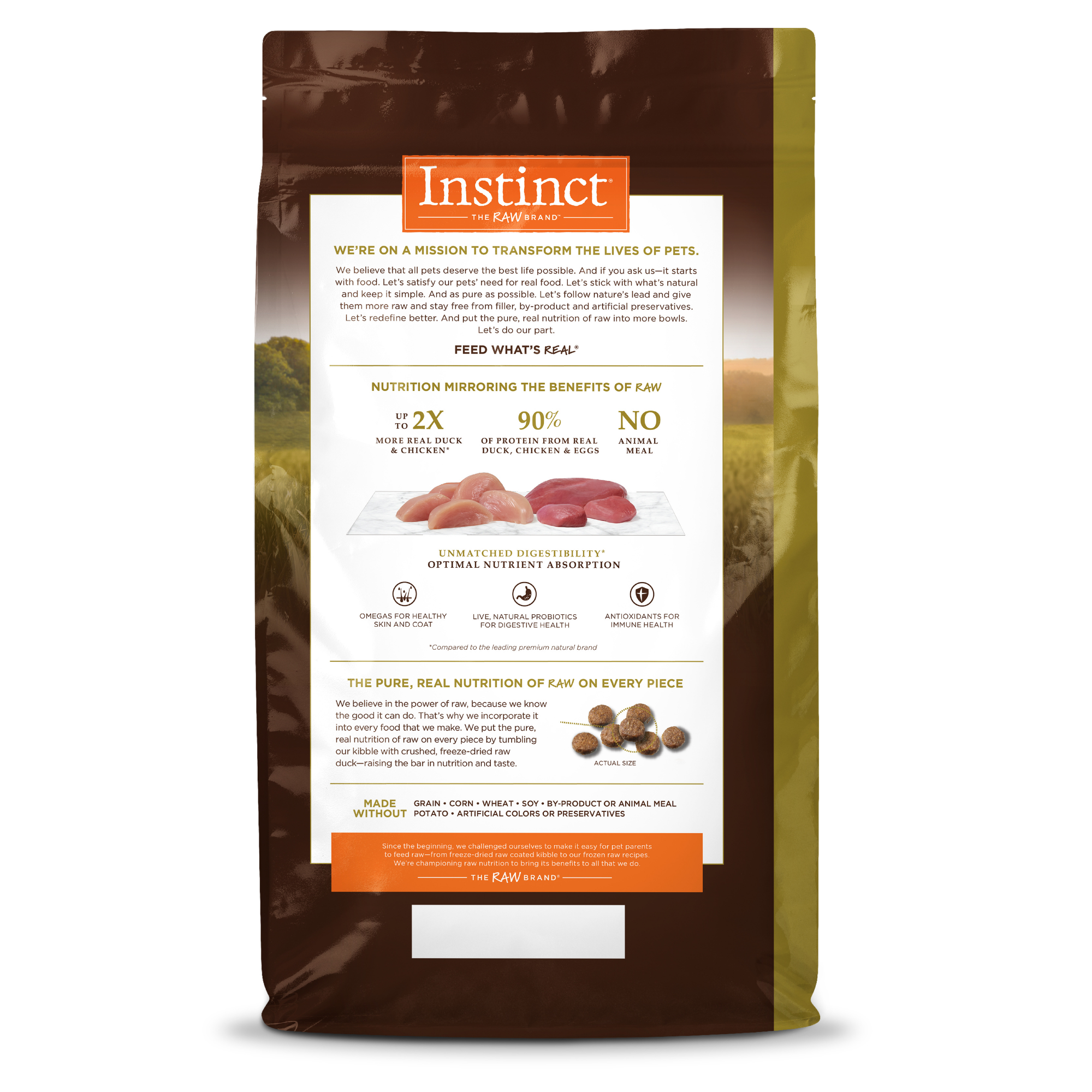 Instinct 頂級蛋白質貓糧| 鴨肉| 4lb