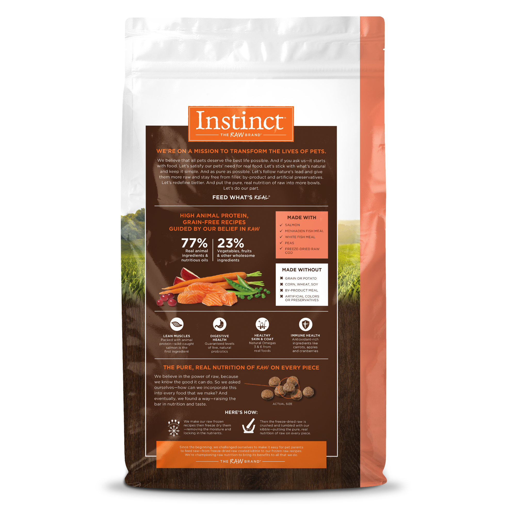 Instinct 經典無穀物貓糧| 三文魚| 4.5 lb