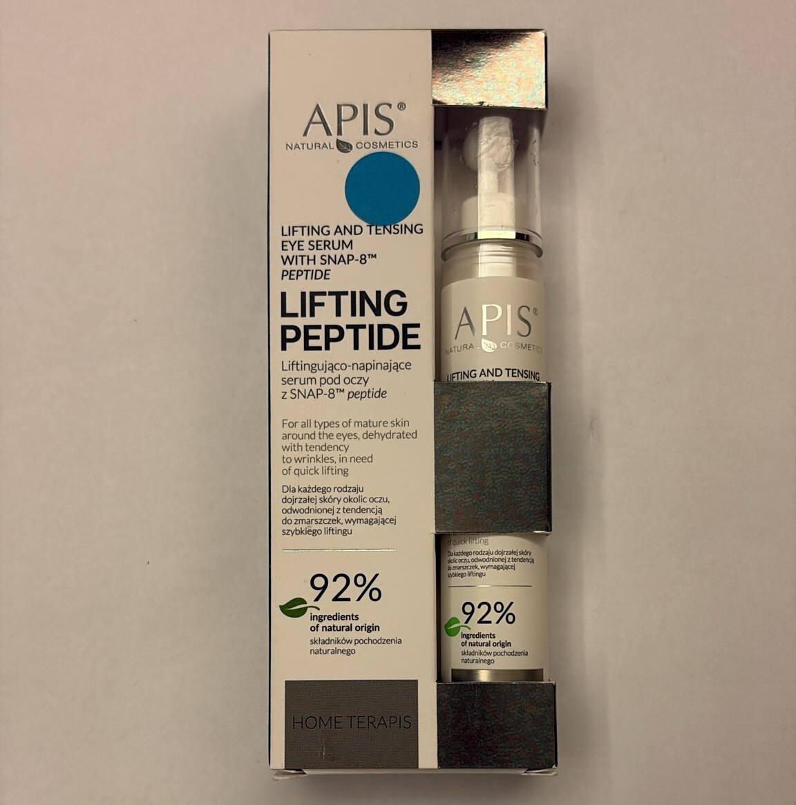 關鍵字TW37 - APIS lifting peptide eye serum 10g $199