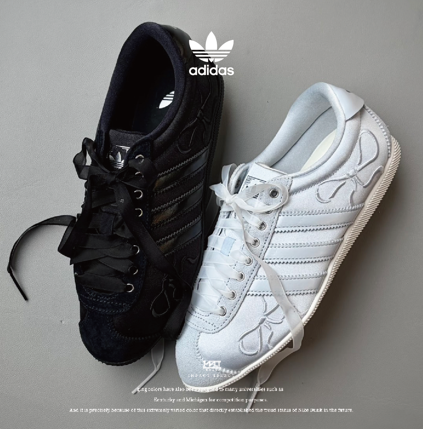 adidas ANFU 安福 薄底鞋 蝴蝶結 緞面 兩色 HQ5198 HQ5199