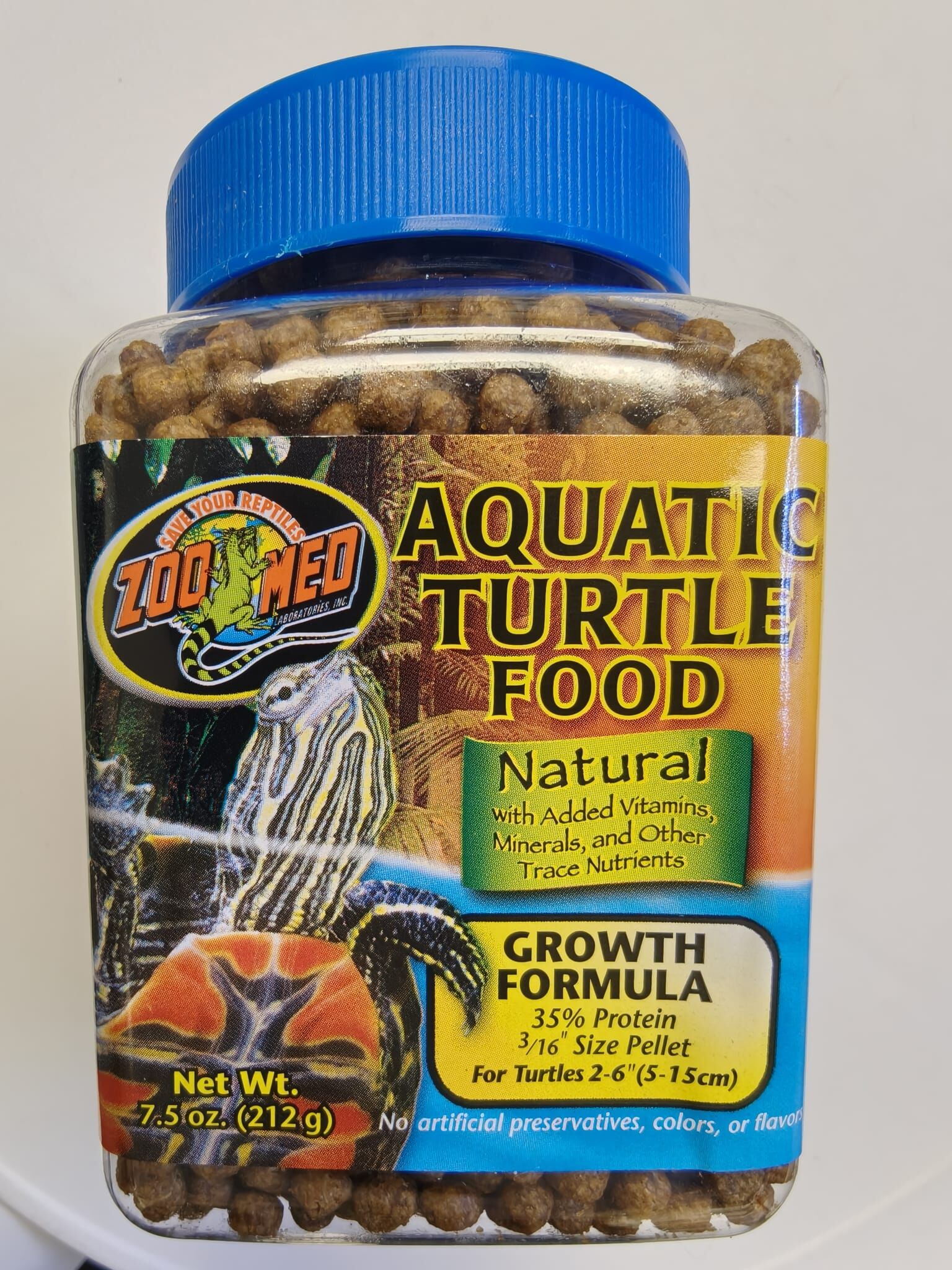 Zoo Med 天然成長配方 水龜飼料(212g)