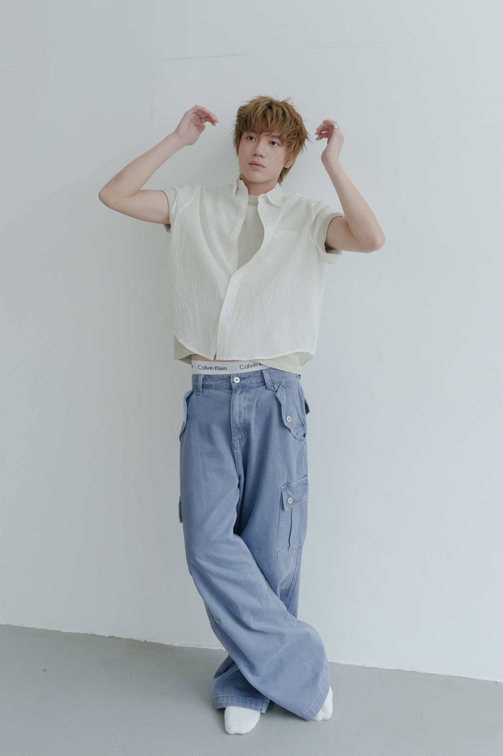 eli stripe short sleeve shirt #襯衫