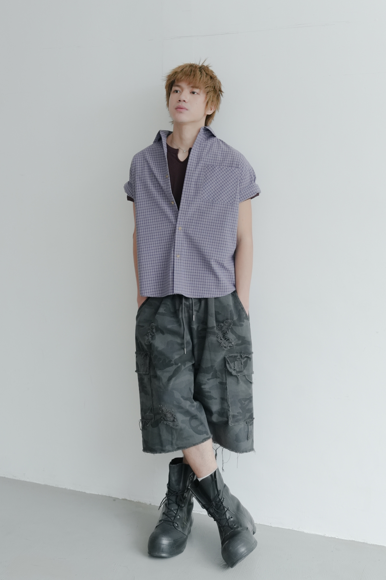 puppy check shirt #襯衫