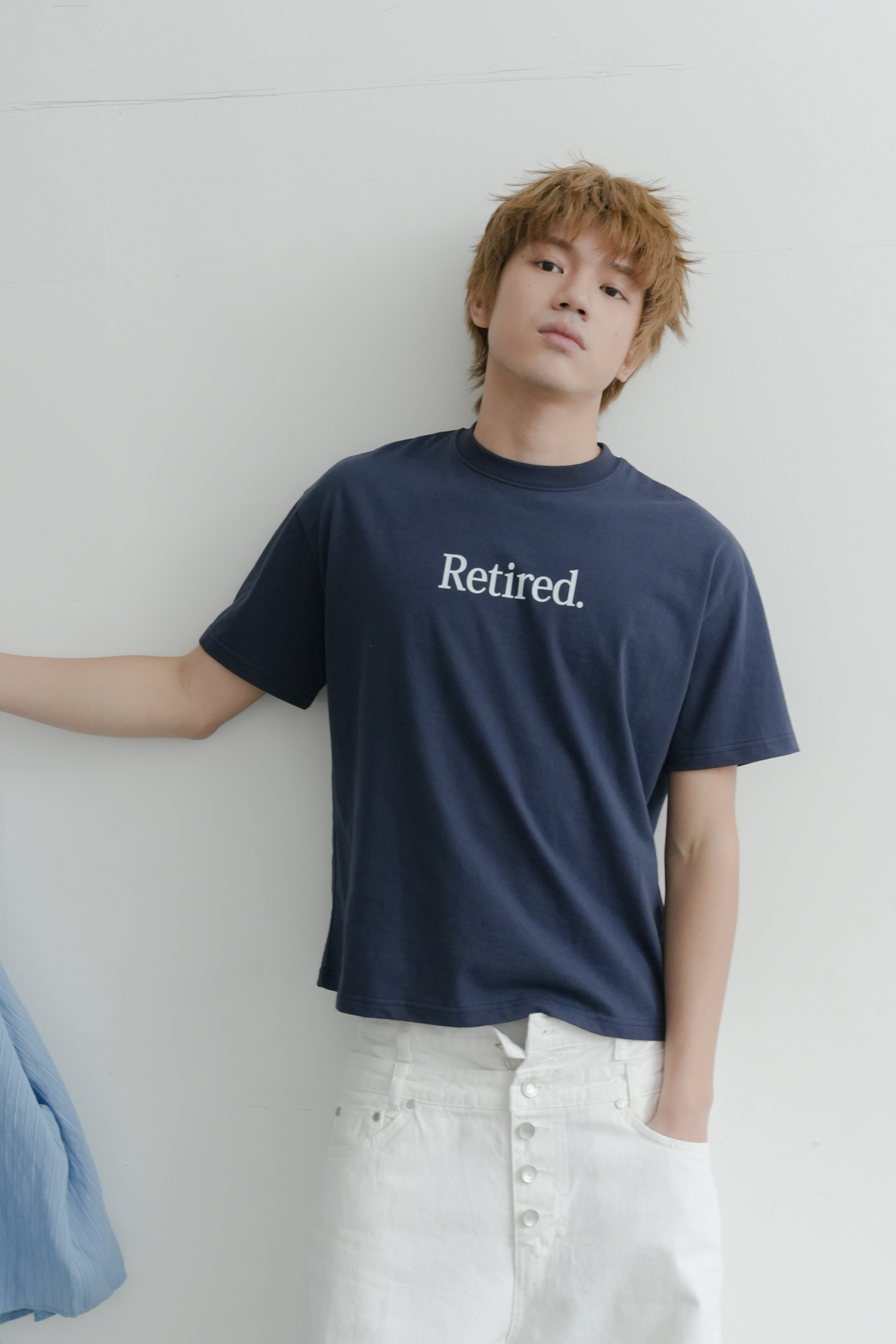 retired heavy cropped short sleeve #上衣