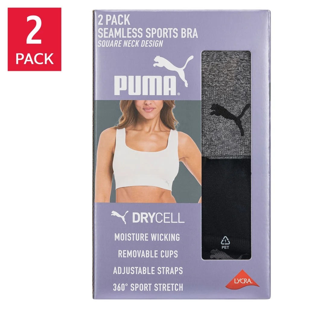 OBS460 PUMA 無縫運動Bra 升級版 2件裝