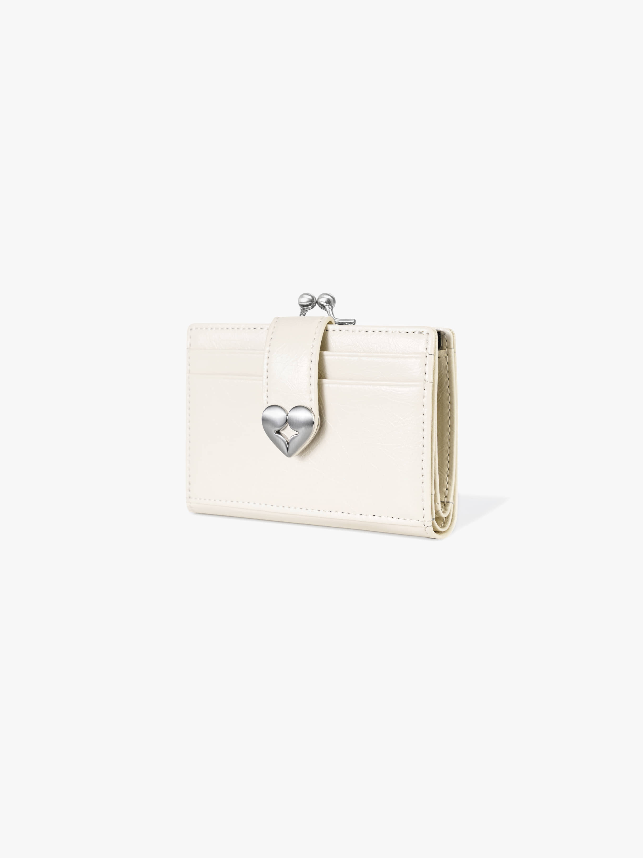 FENNEC CRINKLE HEARTY FRAME BRIDGE WALLET