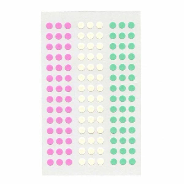 5mm 和紙材質圓點貼｜日本 STALOGY