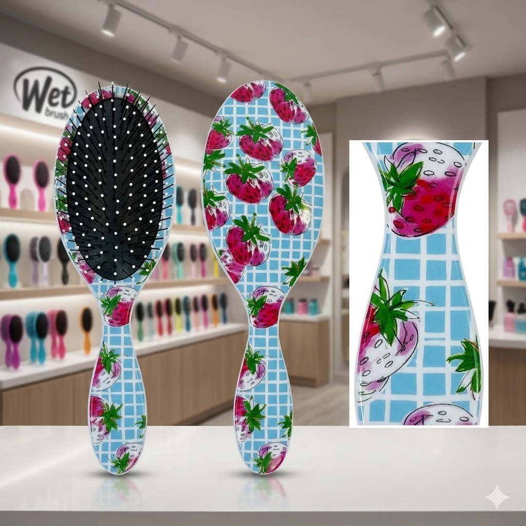 【預購】WET BRUSH H050701 草莓圖案順髮梳