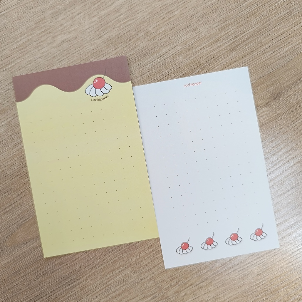 日本cochipaper．M6便簽活頁紙 布丁 M6D027