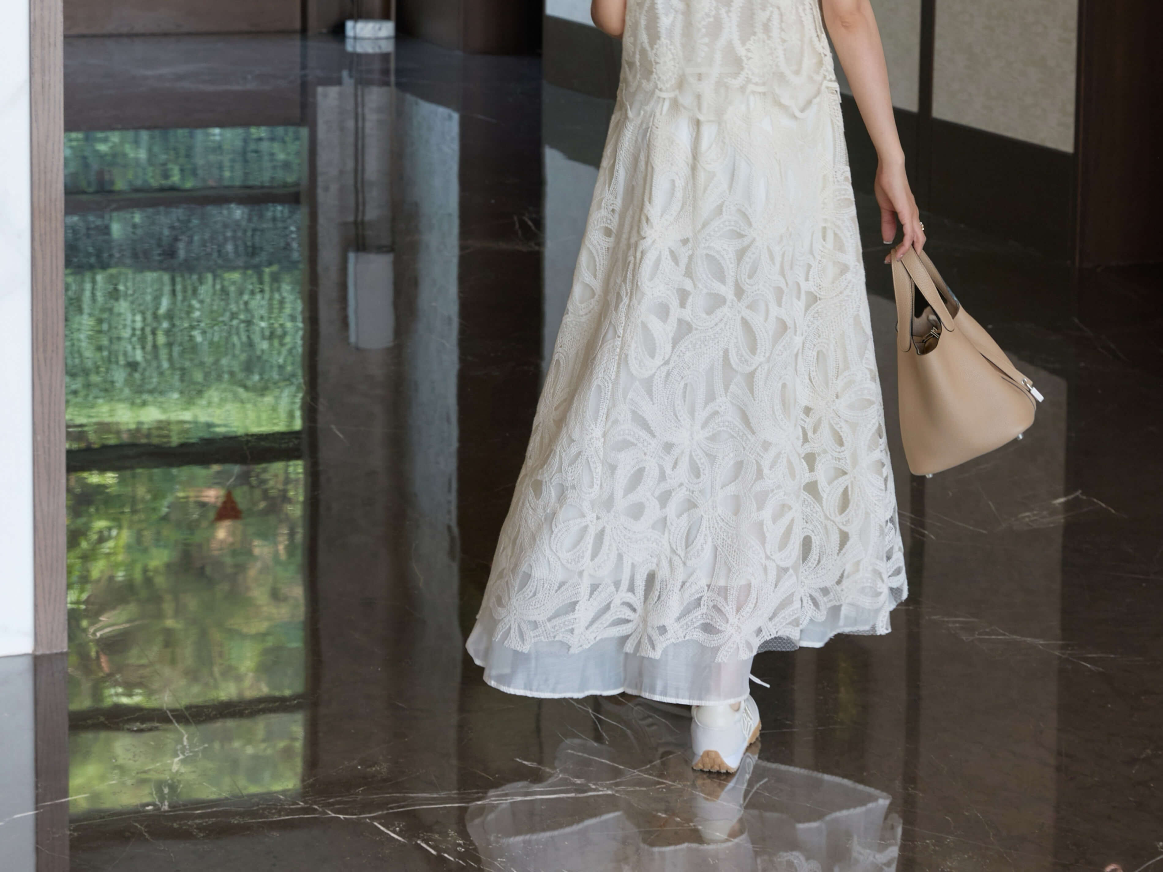 Mesh Lace Maxi Skirt_SK265L20