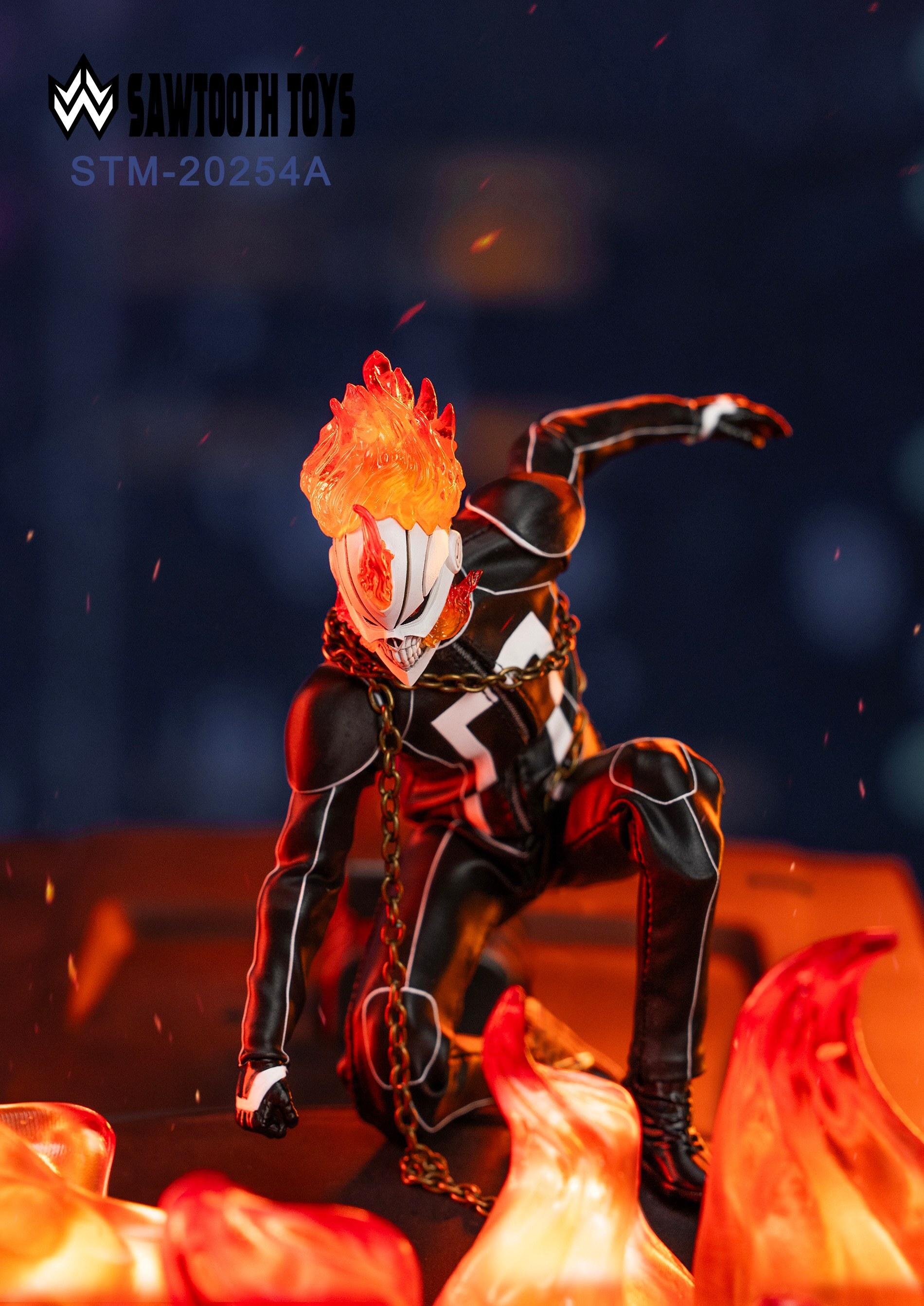 Sawtooth- Flame Head Knight 1/12 Action Figure (A Editi