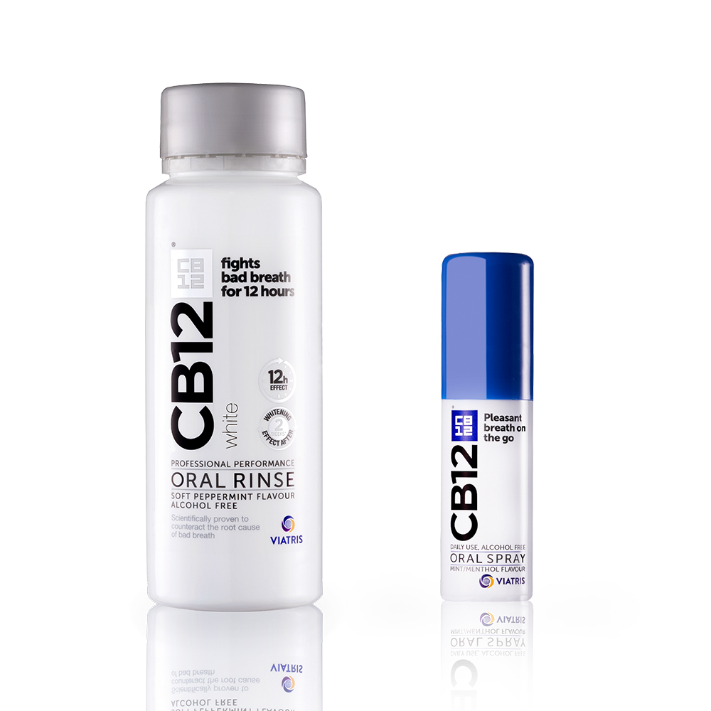 【超值體驗組】CB12 淨味美白漱口水250ml+淨味噴霧15ml