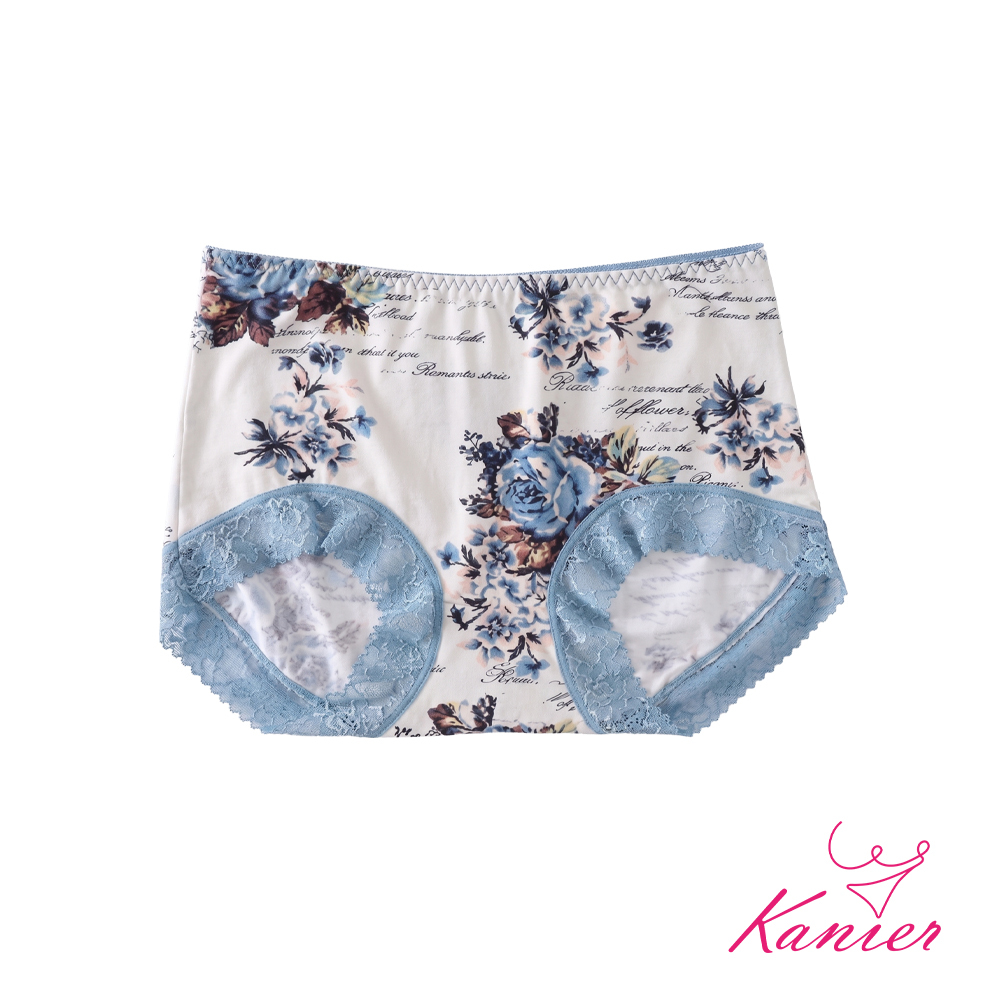 【Kanier卡妮兒】法式優雅 蠶絲抑菌 蕾絲滾邊 中腰內褲【 9002 -M / L / XL / 2XL / 3XL 】