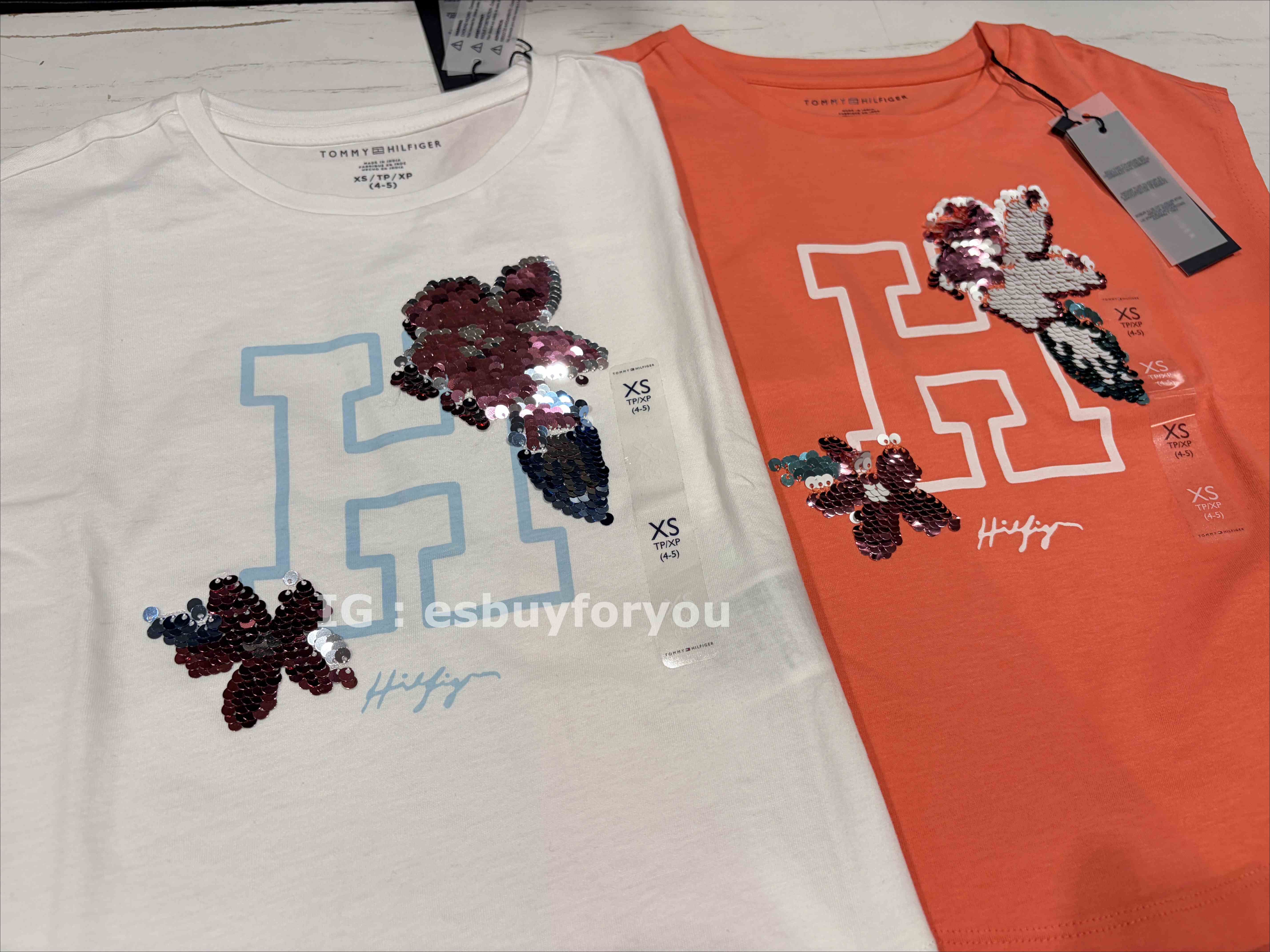 TOMMY 女童 H字樣 背心 (2色)