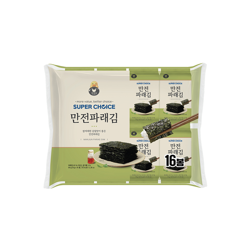 【BK SHOP】萬田海青菜海苔(盒裝)4G*16