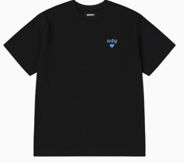 EF23-24 Nerdy Denim Heart Logo Short Sleeve T-Shirt