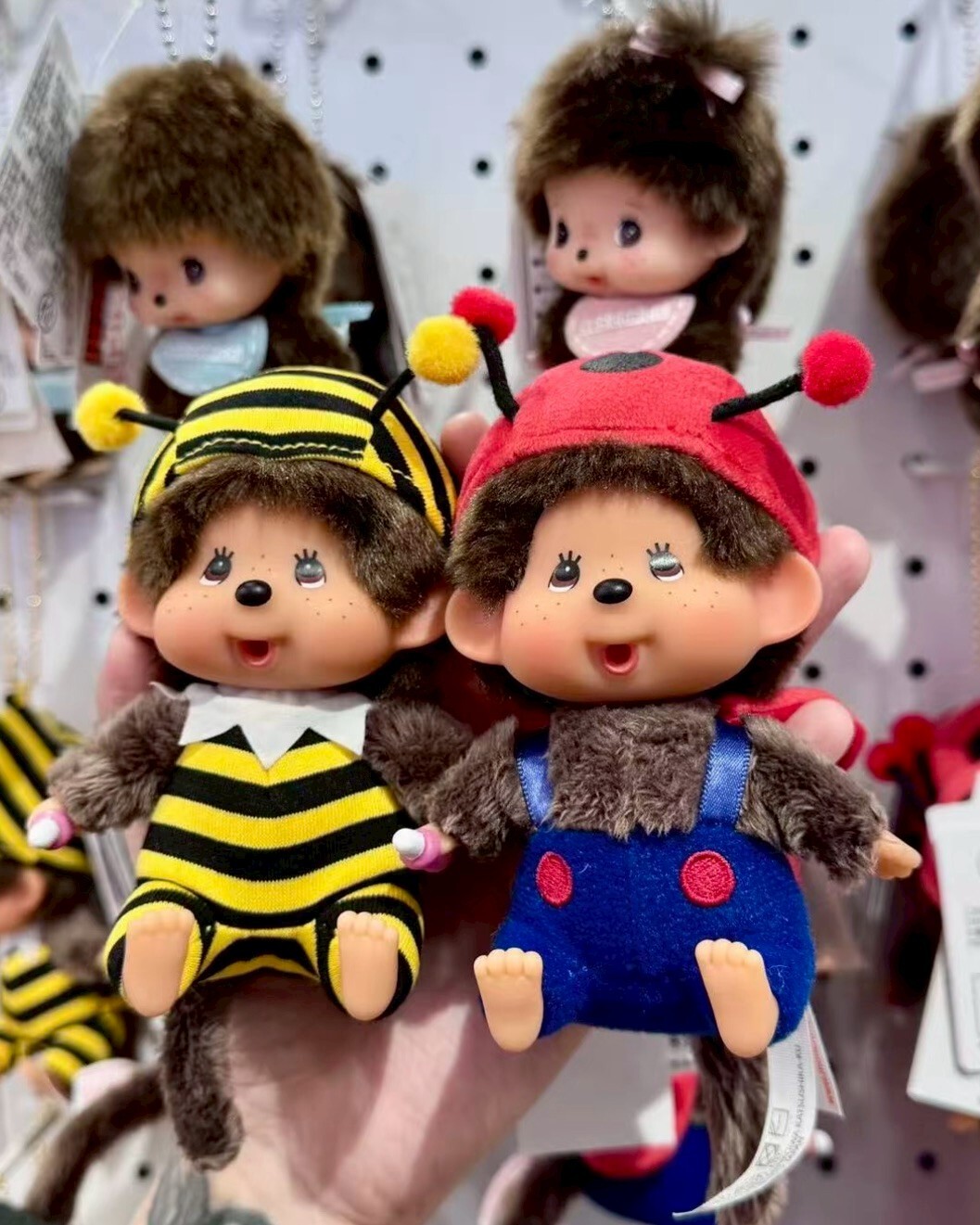 【日本限時連線代購】Monchhichi COLORS 蒙奇奇 蜜蜂 飄蟲造型吊飾