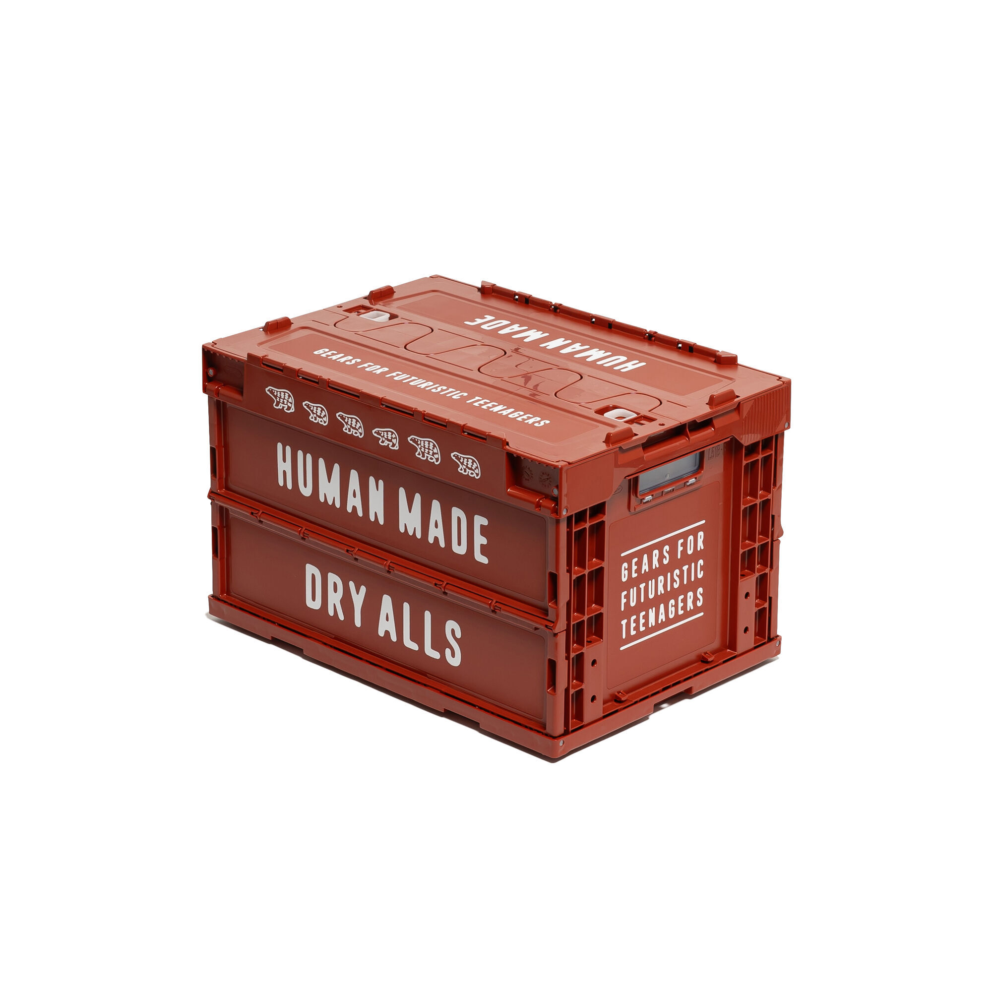 預購┃HUMAN MADE CONTAINER 50L 可摺疊 多功能 收納箱 酒紅色