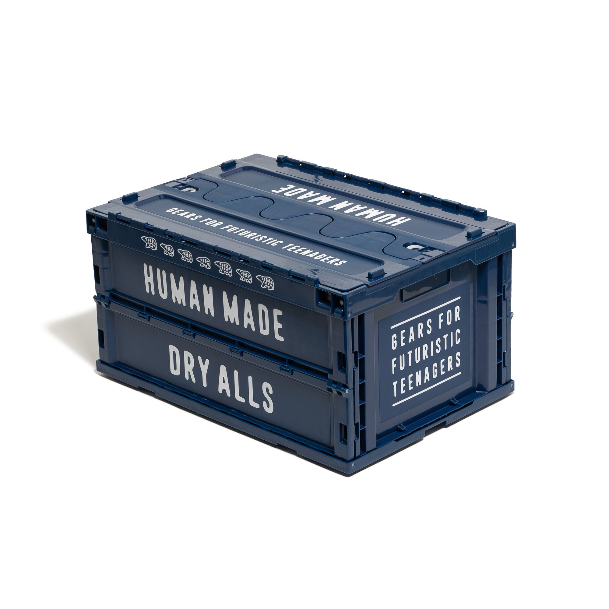 預購┃HUMAN MADE CONTAINER 74L 摺疊 多功能 收納箱 深藍色