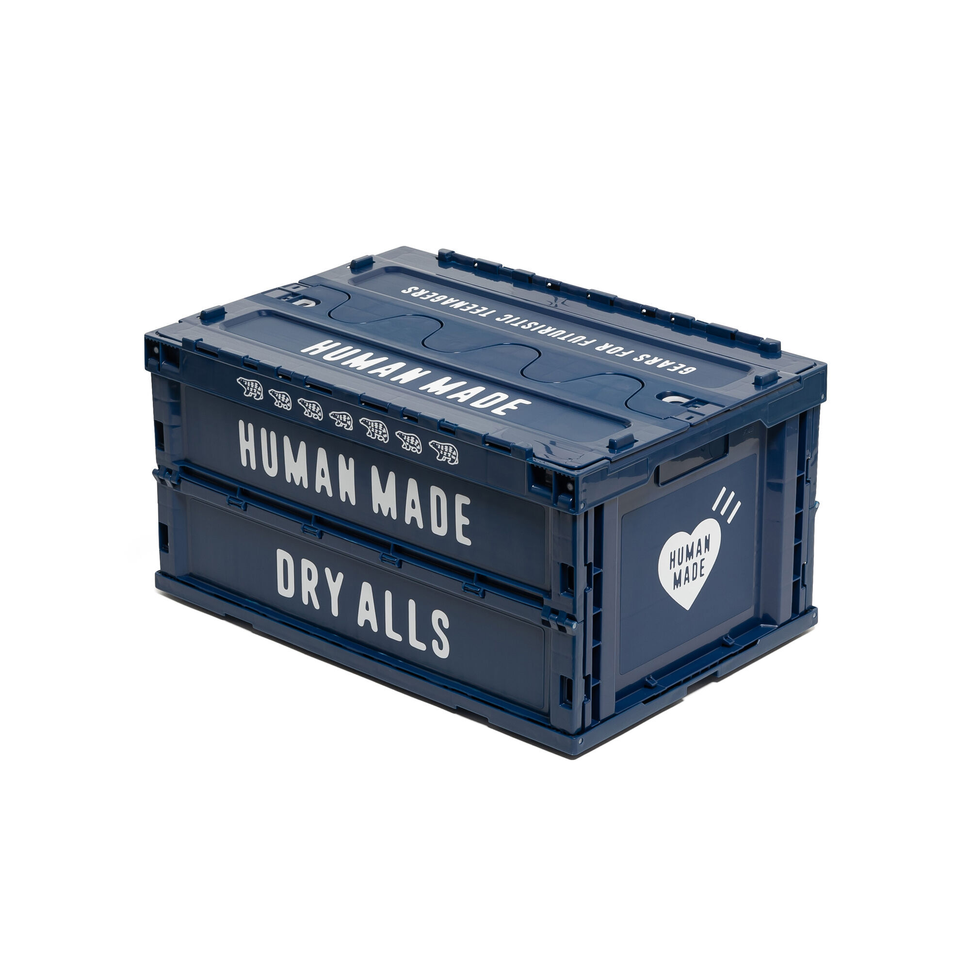 預購┃HUMAN MADE CONTAINER 74L 摺疊 多功能 收納箱 深藍色