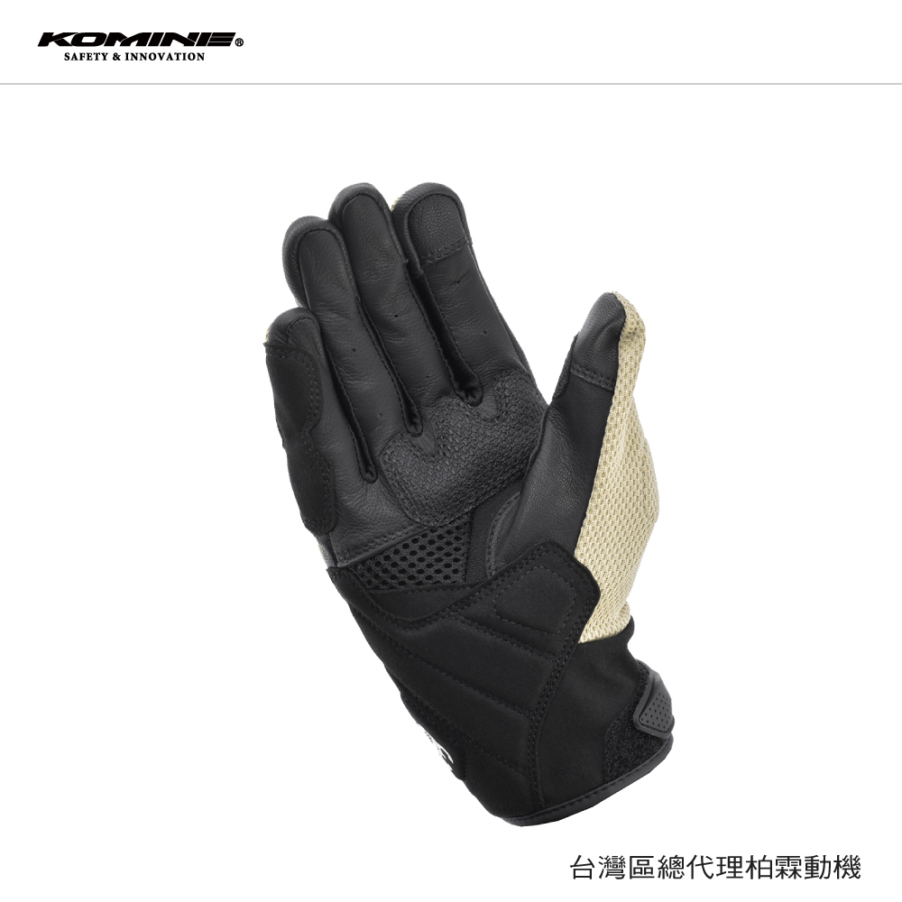 日本 KOMINE 春夏防摔手套 觸控 機車手套 騎士皮手套 騎士手套 機車 皮革 透氣 GK-224