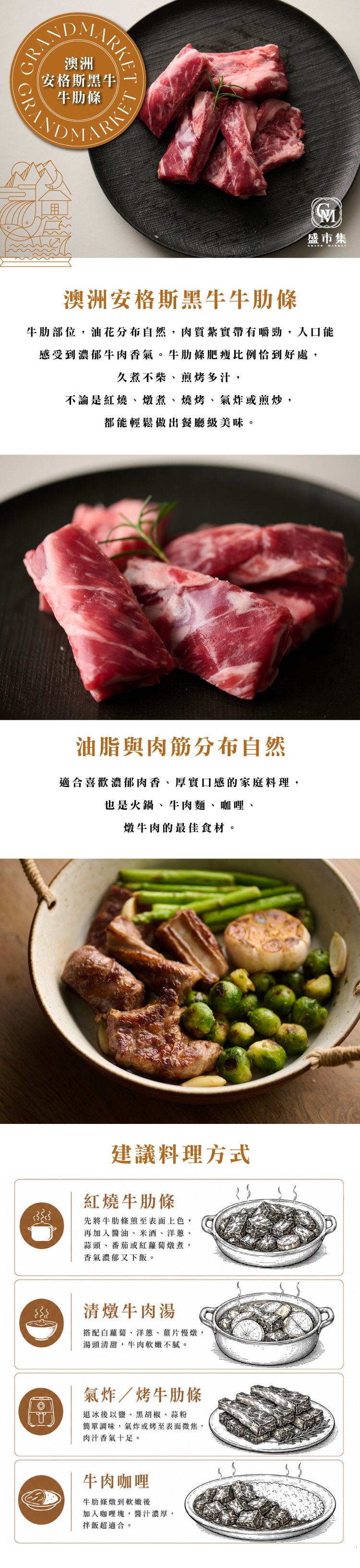 嚴選澳洲安格斯穀飼150天黑牛