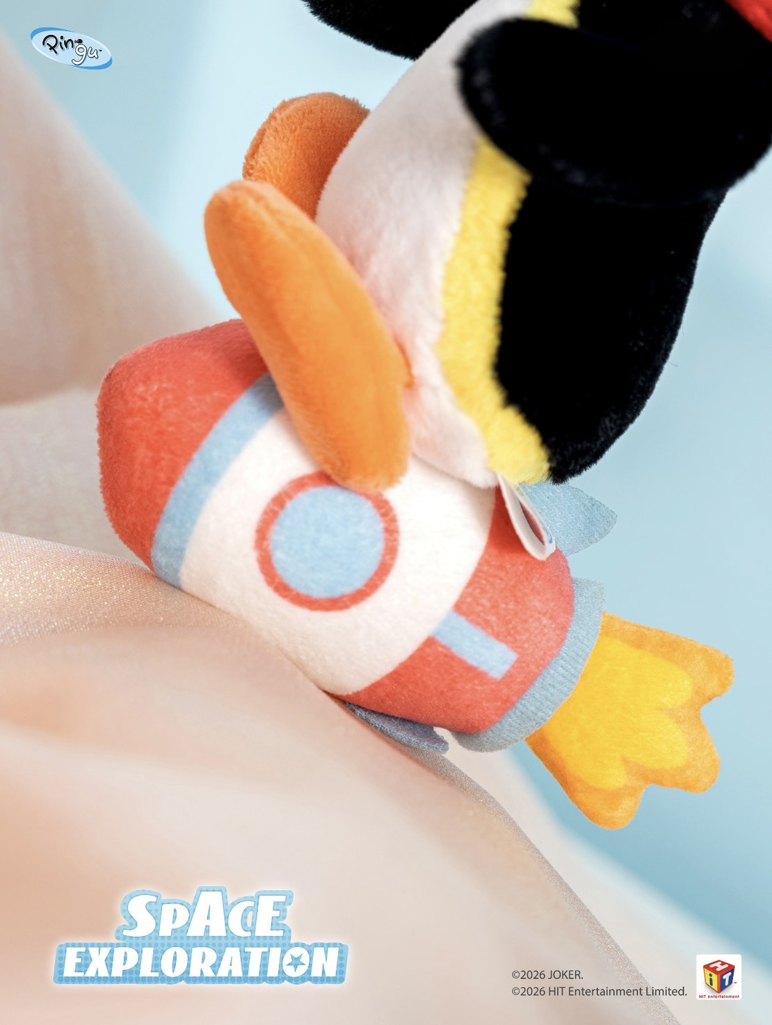 PINGU 企鵝家族 宇宙探索系列 火箭鵝 玩偶吊飾
