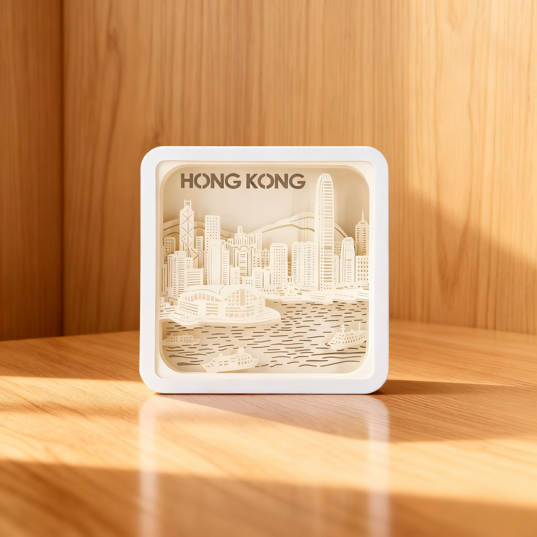 香港維港景紙雕燈【上】