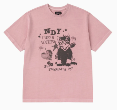 EF39-40 Nerdy Tomboy Nero Pigment S/S T-Shirt (26SS)